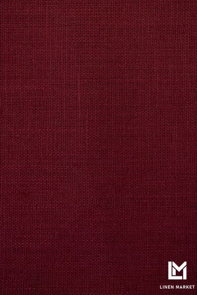 Тканина лляна сорочкова 00с6 багряний 135г/м.кв. колір 1368 Pomegranate 100% льон obr840_1368 фото