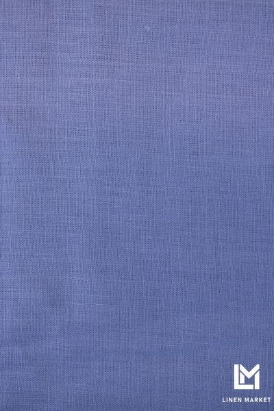 Тканина лляна костюмна 4с33 сіро-синя 185г/м.кв. колір 78 Colony Blue 17-3923 TCX 100% льон obr491_78 фото