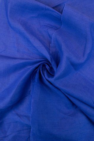 Тканина лляна сорочкова 00с6 електрик 135г/м.кв. колір 1560 Dazzling Blue 18-3949 TCX 100% льон obr840_1560 фото
