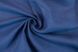 Тканина лляна марля 02с129 темно-синя 90г/м.кв. колір 369 Dark Blue 19-4035 TCX 100% льон obr296_369 фото 4