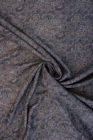 Тканина лляна жакардова 16с388 рис.201 кол.1 "турецький огірок" 150см 225г/м2 83% льон 17% бавовна 16c388-xy_201-1 фото