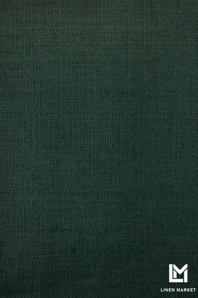 Тканина лляна марля 02с129 смарагдовий зелений 90г/м.кв. колір 547 Garden Topiary 18-5913 TCX 100% льон obr296_547 фото