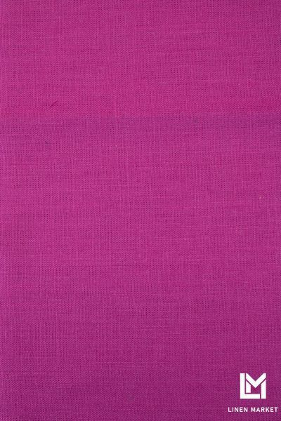 Тканина лляна марля 02с129 фуксія з малиновим 90г/м.кв. колір 688 Festival Fuchsia 19-2434 TCX 100% льон obr296_688 фото