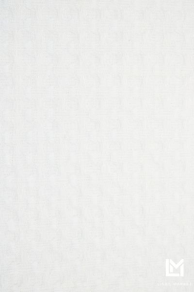Тканина лляна вафельна 19с29 кол.0 біла 200см 250г/м2 54% льон 46% бавовна 19c29_415-0 фото