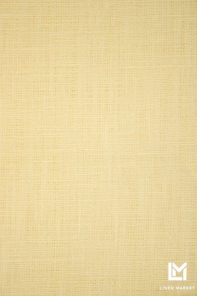 Тканина лляна блідо-жовта колір 764 Yellow 100% льон linen_764 фото