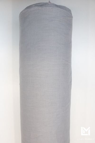Тканина лляна світло-сіра колір 1292 Gull 17-3802 TCX 100% льон linen_1292 фото