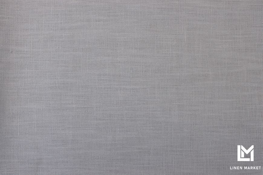 Тканина лляна світло-сіра колір 1292 Gull 17-3802 TCX 100% льон linen_1292 фото